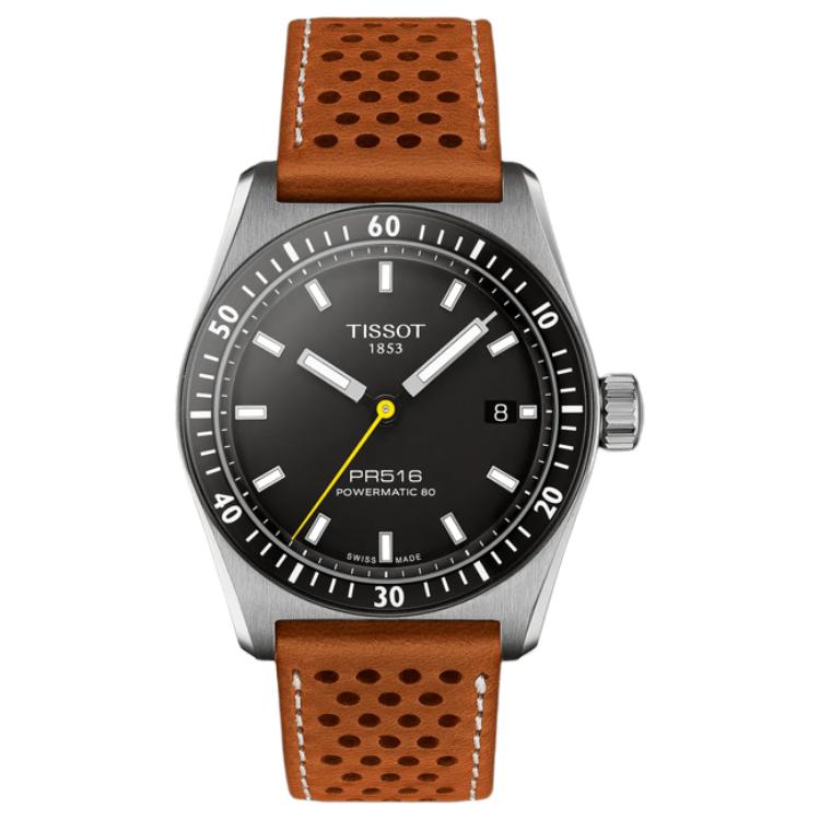 TISSOT Часы PR516 Series Automatic Mechanical Movement Unisex Watch 38mm Black Dial Stainless Steel Case Leather Strap, Black Dial
TISSOT Часы PR516 Series Automatic Mechanical Movement Unisex Watch 38mm Black Dial Stainless Steel Case Leather Strap, Black Dial