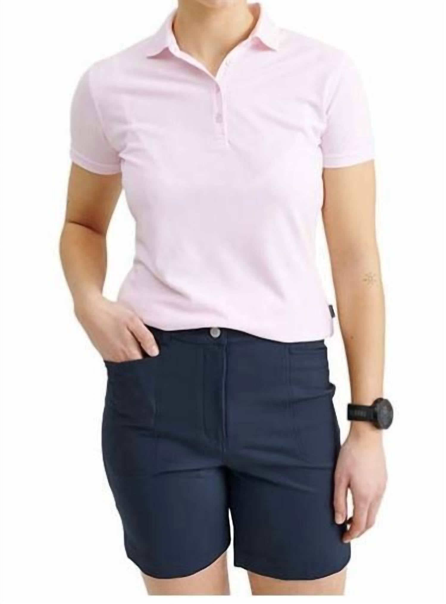 Женское поло Cray с коротким рукавом светло-розового цвета Abacus Sportswear US
Женское поло Cray с коротким рукавом светло-розового цвета Abacus Sportswear US