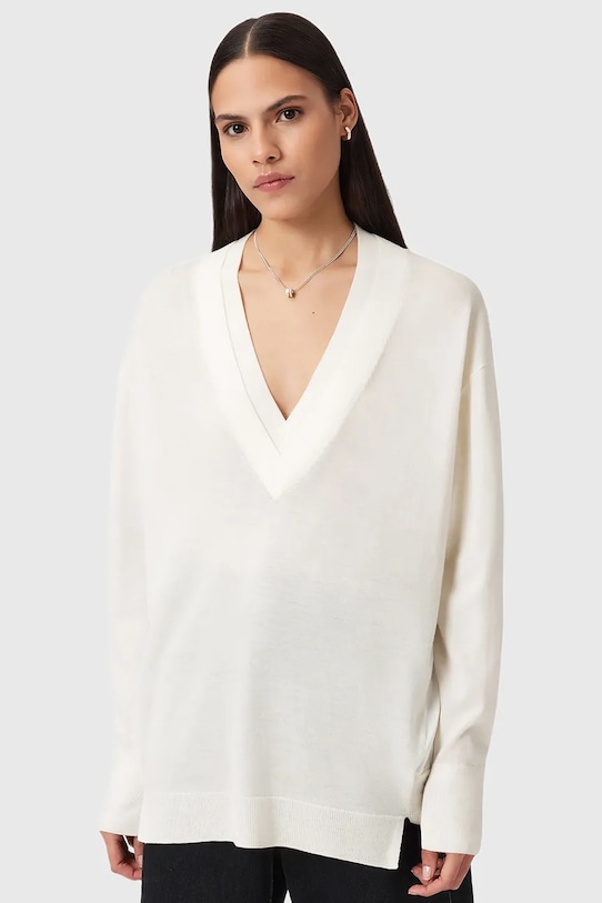 Шерстяной свитер BERN Allsaints, белый
Шерстяной свитер BERN Allsaints, белый