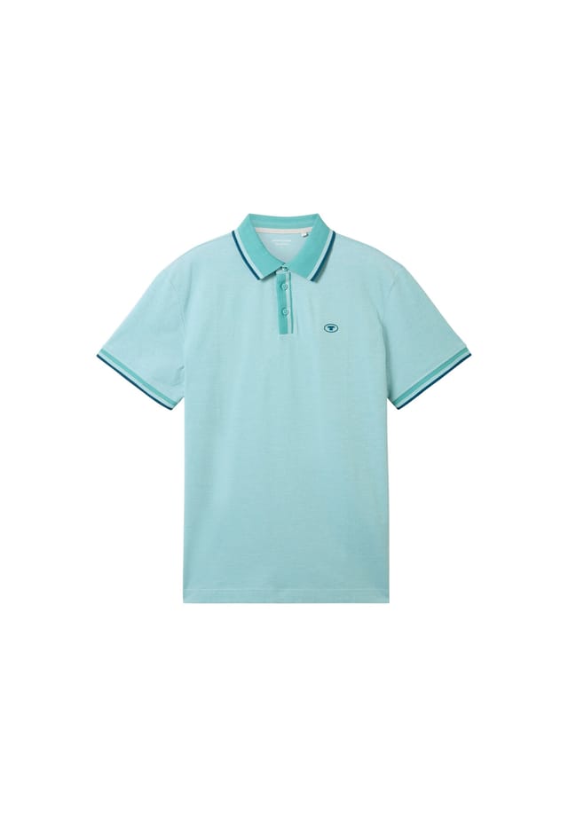 Рубашка поло с коротким рукавом и воротником-поло Tom Tailor, голубой
Рубашка поло с коротким рукавом и воротником-поло Tom Tailor, голубой