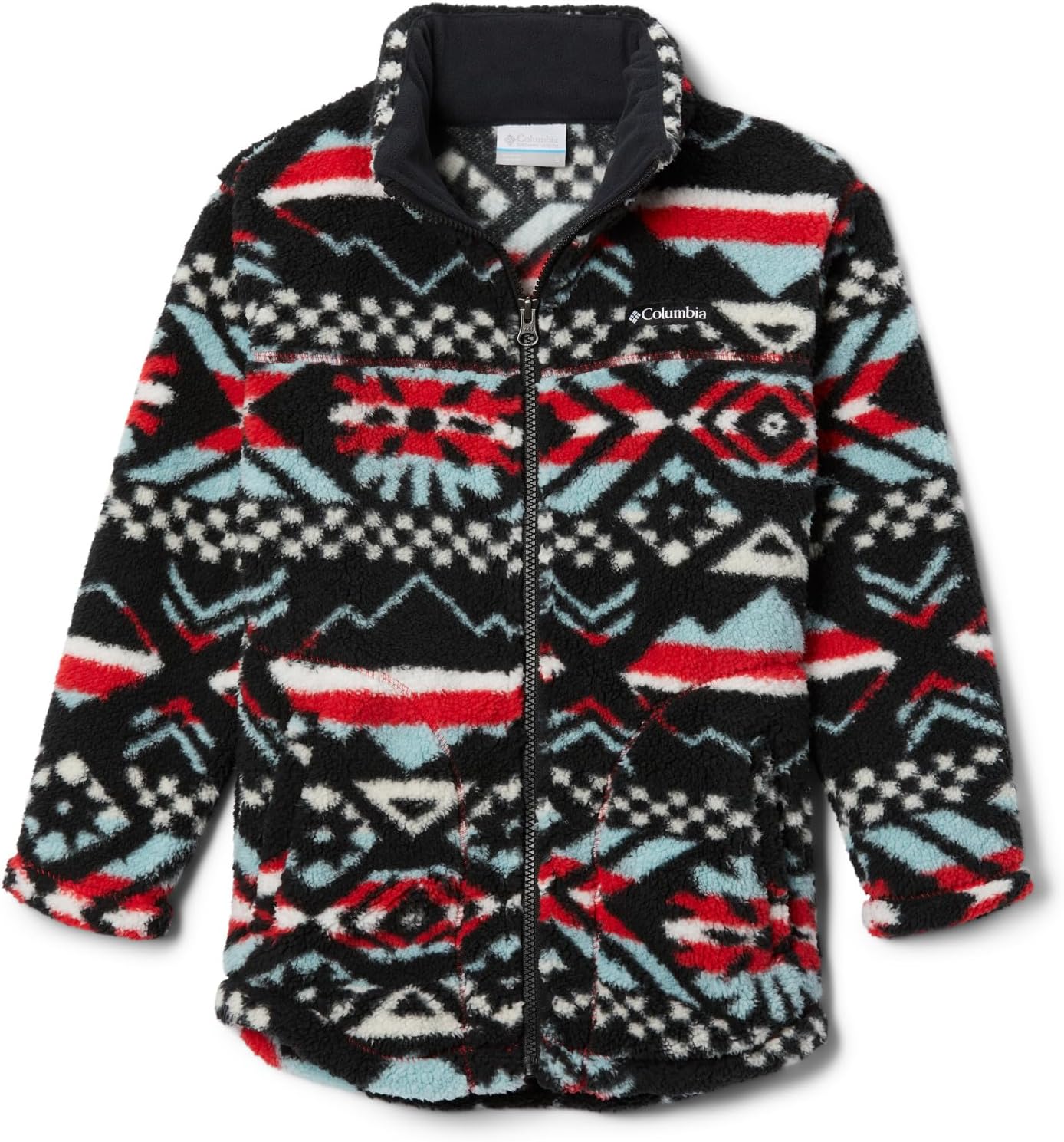 Columbia Girls West Bend Full Zip, Red Lily Checkered Peaks
Columbia Girls West Bend Full Zip, Red Lily Checkered Peaks