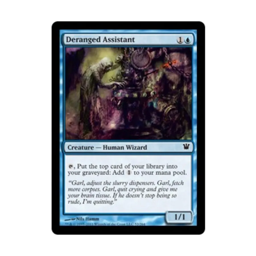 CCG Невменяемый помощник (С) (Рольга), MTG - Innistrad
CCG Невменяемый помощник (С) (Рольга), MTG - Innistrad