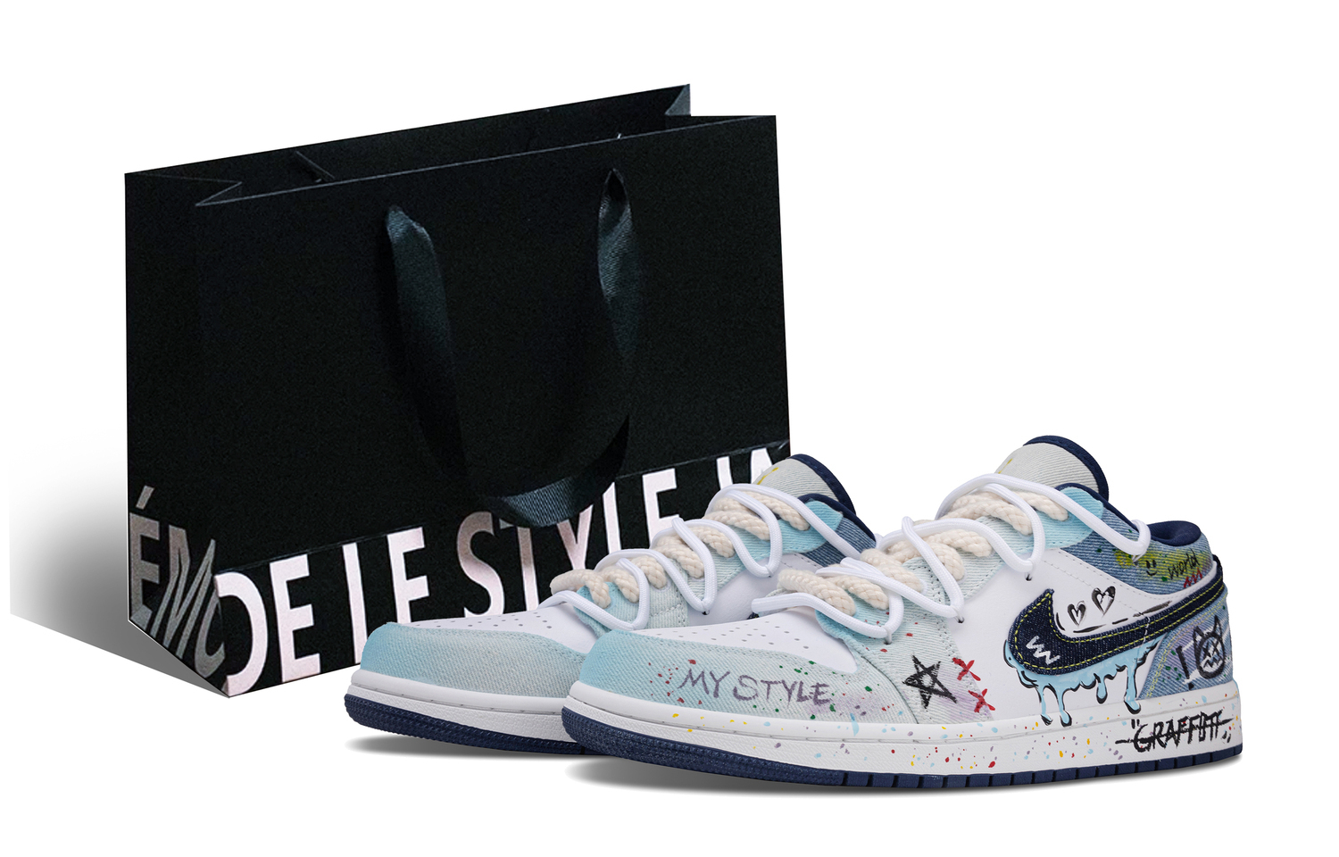 Кроссовки Air 1 Graffiti Style мужские низкие баскетбольные винтажные устойчивые к истиранию Jordan, синий
Кроссовки Air 1 Graffiti Style мужские низкие баскетбольные винтажные устойчивые к истиранию Jordan, синий