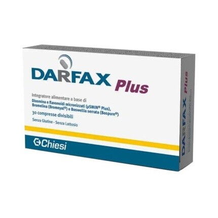 CHIESI Darfax Plus Добавка для кровообращения и кровообращения, 30 таблеток
CHIESI Darfax Plus Добавка для кровообращения и кровообращения, 30 таблеток