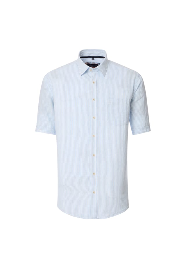 Льняная рубашка в полоску свободного покроя Casamoda, синий
Льняная рубашка в полоску свободного покроя Casamoda, синий