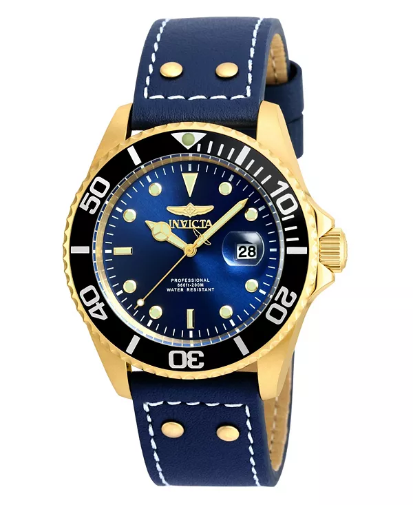Мужские кварцевые часы Pro Diver 22076 с тремя стрелками и синим циферблатом Invicta, blue
Мужские кварцевые часы Pro Diver 22076 с тремя стрелками и синим циферблатом Invicta, blue