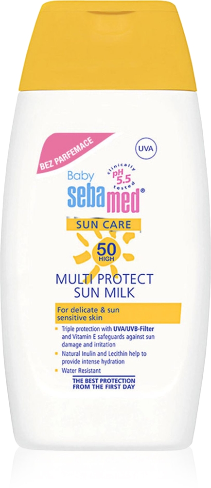 Солнцезащитный лосьон Sun Care Baby Multi Protect Sun Milk для детей SPF 50+ Sebamed, be kvapiųjų medžiagų 200 мл
Солнцезащитный лосьон Sun Care Baby Multi Protect Sun Milk для детей SPF 50+ Sebamed, be kvapiųjų medžiagų 200 мл