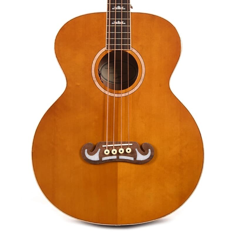 Басс гитара Epiphone - El Capitan J-200 Studio - Bass Acoustic Guitar - Fishman Sonitone, Aged - Natural Antique Gloss
Басс гитара Epiphone - El Capitan J-200 Studio - Bass Acoustic Guitar - Fishman Sonitone, Aged - Natural Antique Gloss