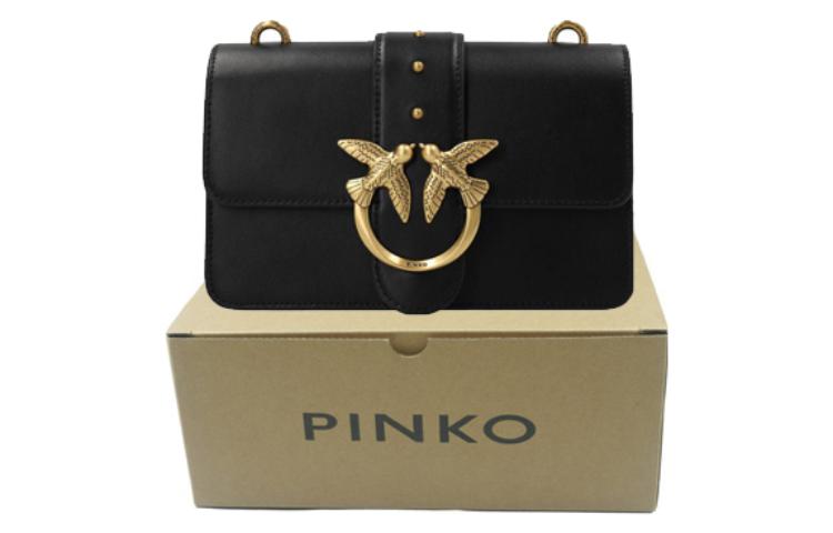 PINKO Кожаная сумка через плечо женская черная 
PINKO Кожаная сумка через плечо женская черная