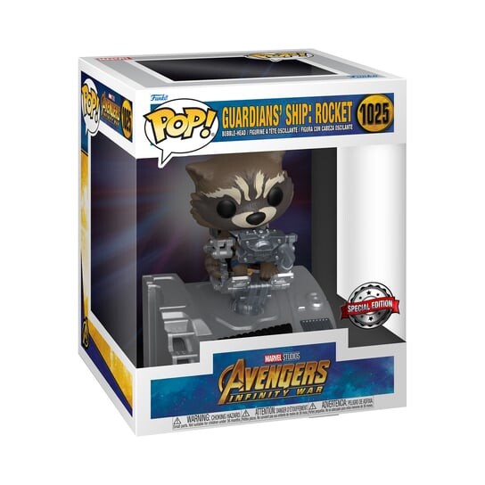 Funko POP! Коллекционная фигурка Делюкс, Marvel, Avengers, Ship Guardians: Rocket
Funko POP! Коллекционная фигурка Делюкс, Marvel, Avengers, Ship Guardians: Rocket