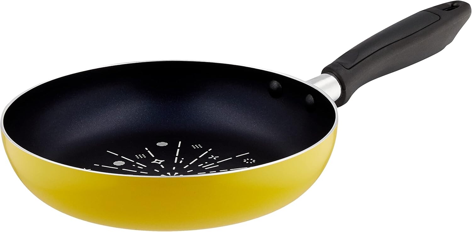 DELISH KITCHEN HB-4243 Металлическая сковорода Pearl, желтая, 7,9 дюйма (20 см), совместима с индукционной печью, Yellow
DELISH KITCHEN HB-4243 Металлическая сковорода Pearl, желтая, 7,9 дюйма (20 см), совместима с индукционной печью, Yellow