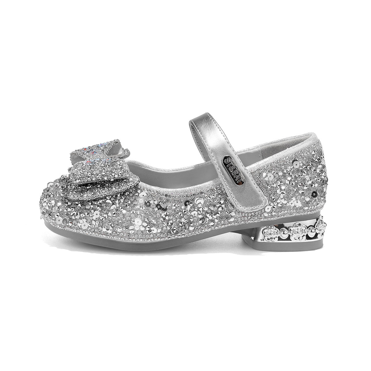 Дышащие низкие детские туфли с кристаллами и стразами, увеличивающие рост ST&SAT KIDS, серебряный
Дышащие низкие детские туфли с кристаллами и стразами, увеличивающие рост ST&SAT KIDS, серебряный