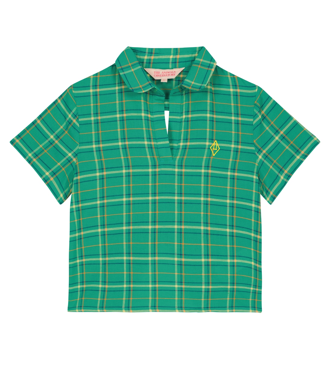 Хлопковая рубашка в клетку кенгуру The Animals Observatory, зеленый
Хлопковая рубашка в клетку кенгуру The Animals Observatory, зеленый