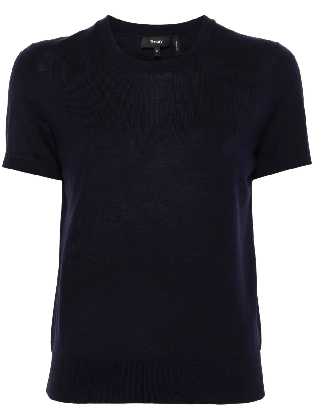 Трикотажный топ с короткими рукавами Theory, синий
Трикотажный топ с короткими рукавами Theory, синий