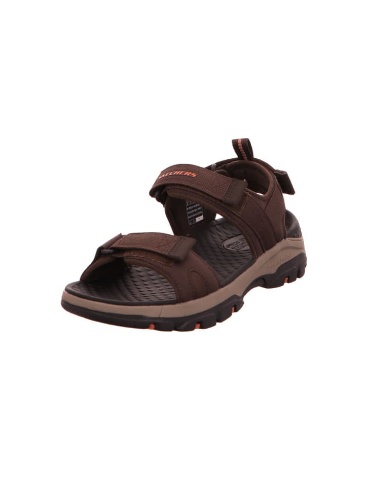 Коричневые сандалии Skechers
Коричневые сандалии Skechers