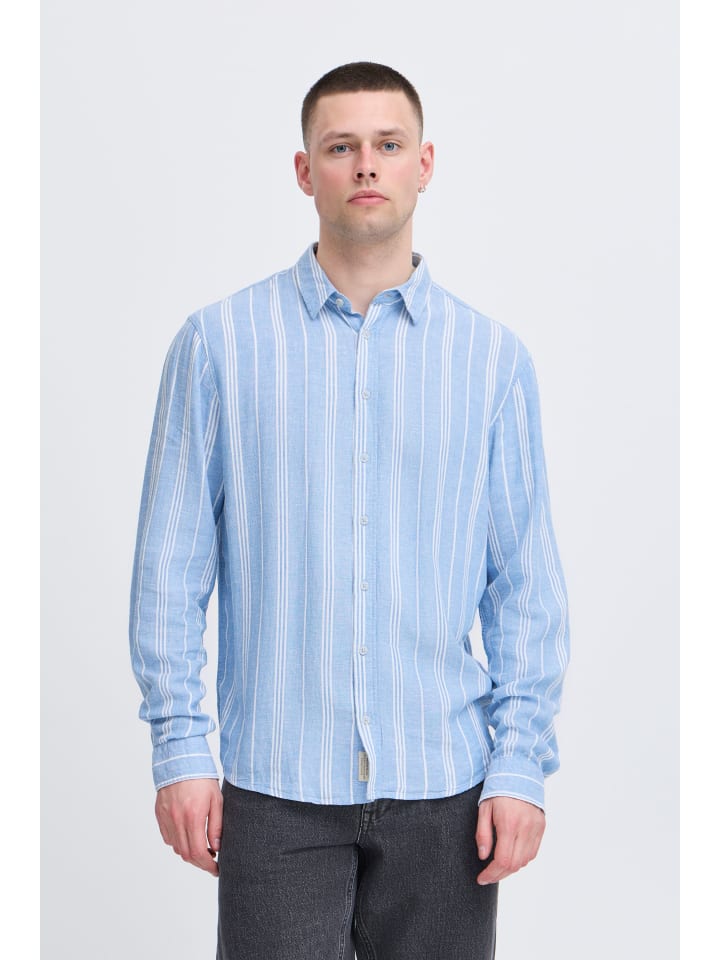 BLEND Льняная рубашка BHBobby синего цвета
BLEND Льняная рубашка BHBobby синего цвета