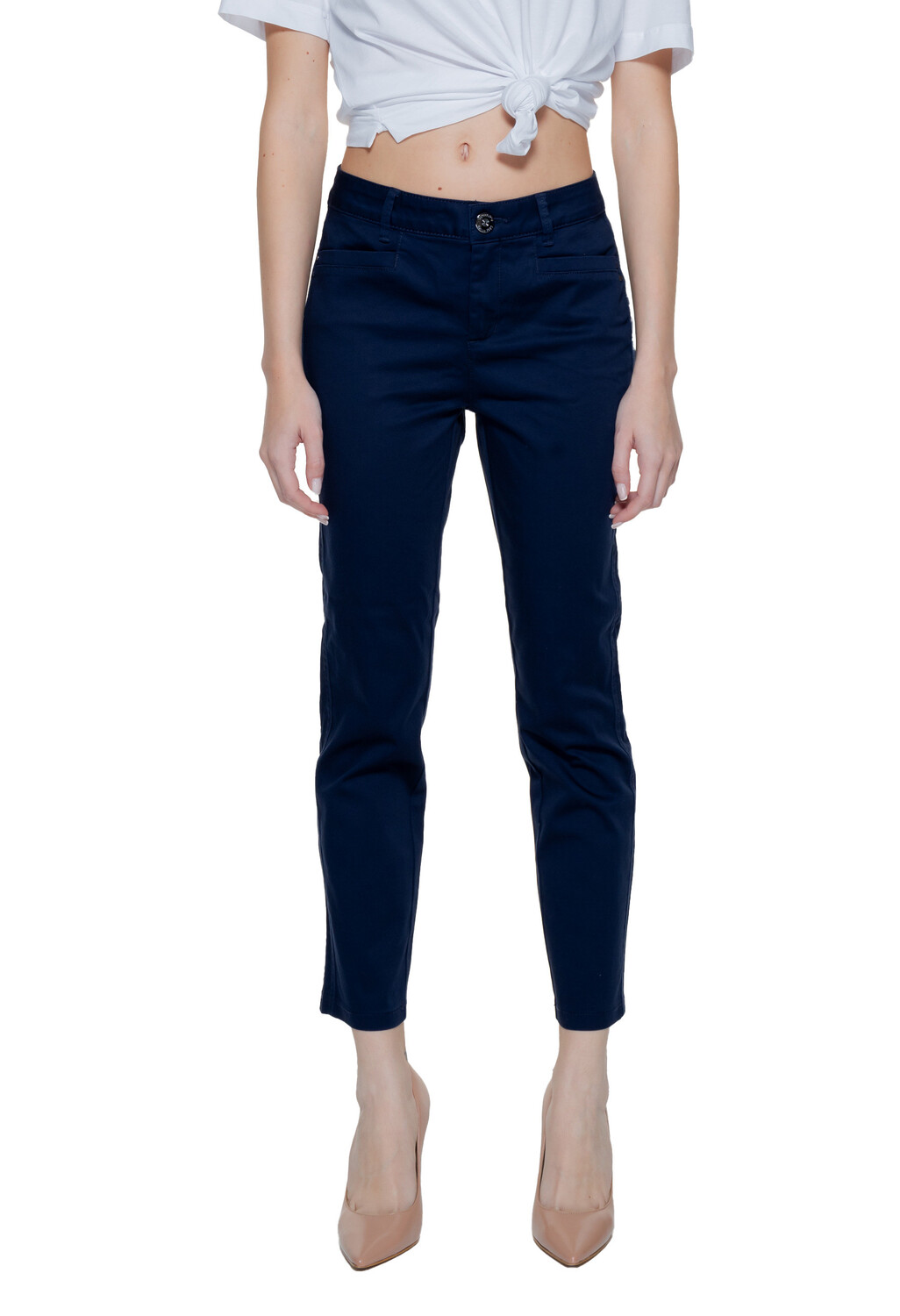 Брюки женские Street One облегающего кроя, синий
Брюки женские Street One облегающего кроя, синий