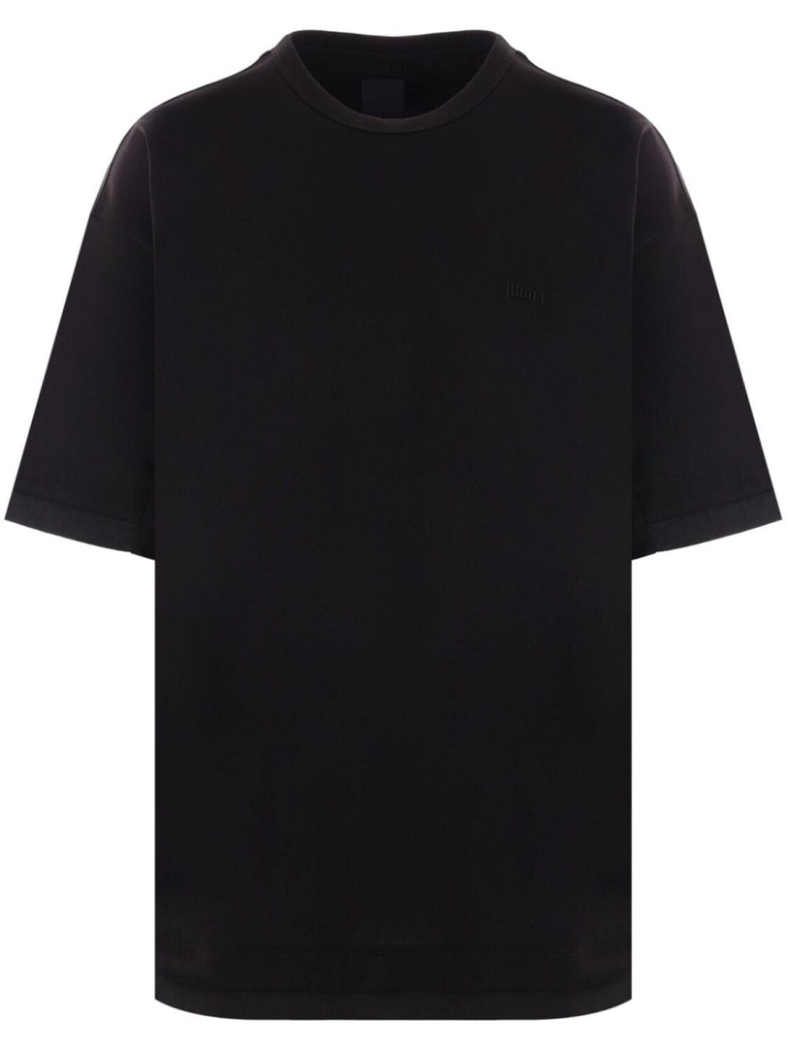 Juun.J хлопковая футболка, черный 
Juun.J хлопковая футболка, черный