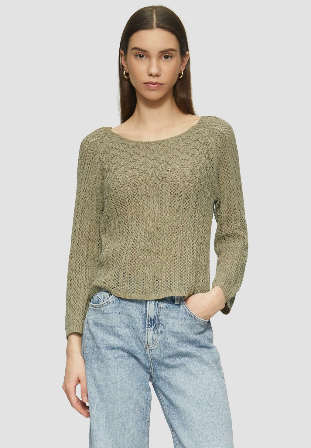 Джемпер QS, темно-зеленый
Джемпер QS, темно-зеленый