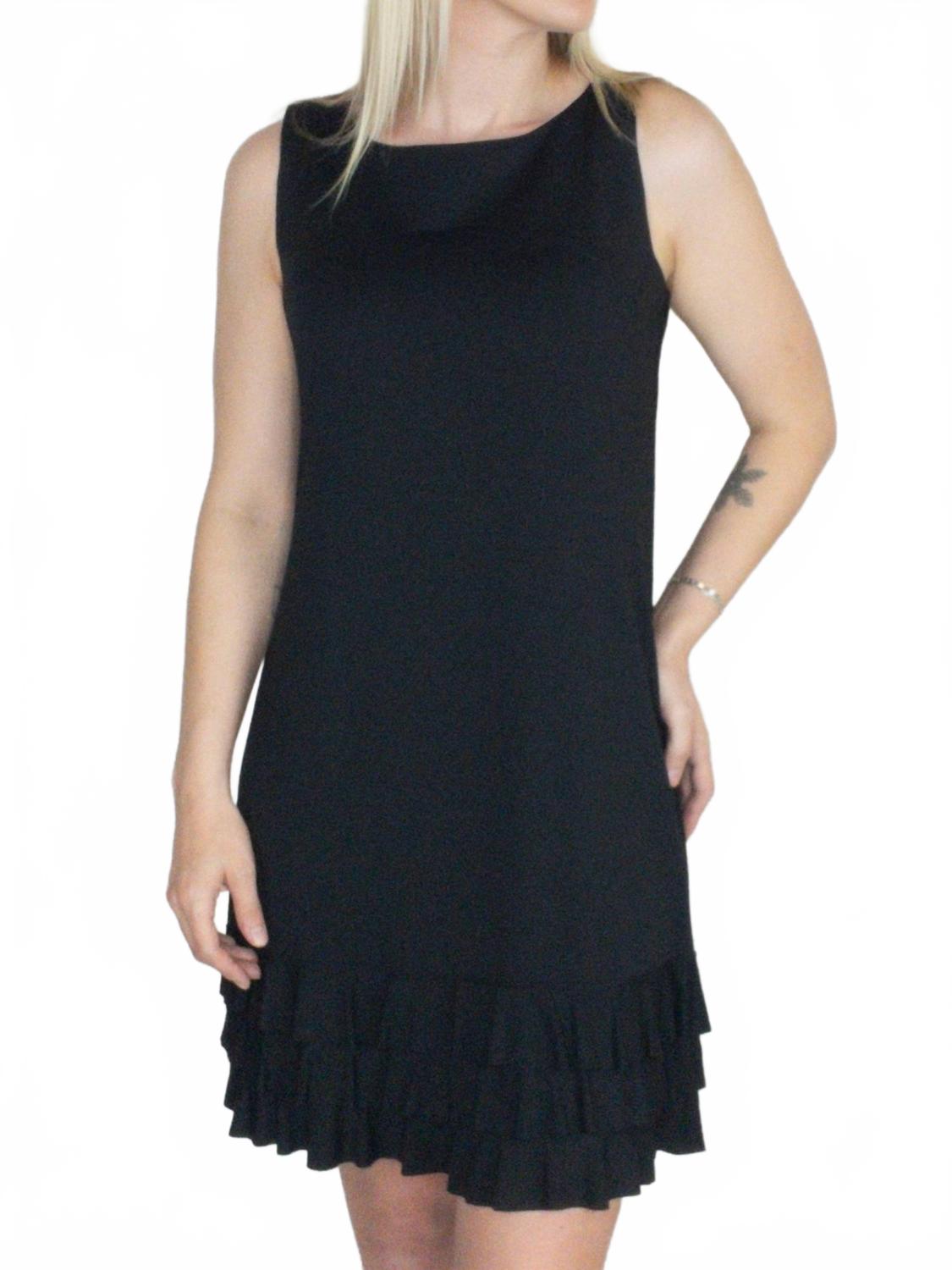 Beachtime Мини-платье с оборками, черное
Beachtime Мини-платье с оборками, черное