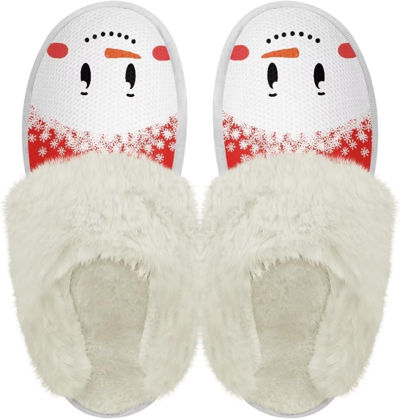 Хлопковые тапочки PJHEQOXE с пушистыми краями, домашние тапочки для дома и улицы, хлопковые тапочки унисекс, Snowman Big Face
Хлопковые тапочки PJHEQOXE с пушистыми краями, домашние тапочки для дома и улицы, хлопковые тапочки унисекс, Snowman Big Face
