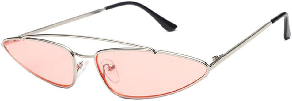 Ретро-солнцезащитные очки в стиле стимпанк для женщин и мужчин, модные, металлические, треугольные, разноцветные, прозрачные, стильные, с защитой от УФ-излучения UV400, подарок KTUCN, Silver Pink
Ретро-солнцезащитные очки в стиле стимпанк для женщин и мужчин, модные, металлические, треугольные, разноцветные, прозрачные, стильные, с защитой от УФ-излучения UV400, подарок KTUCN, Silver Pink