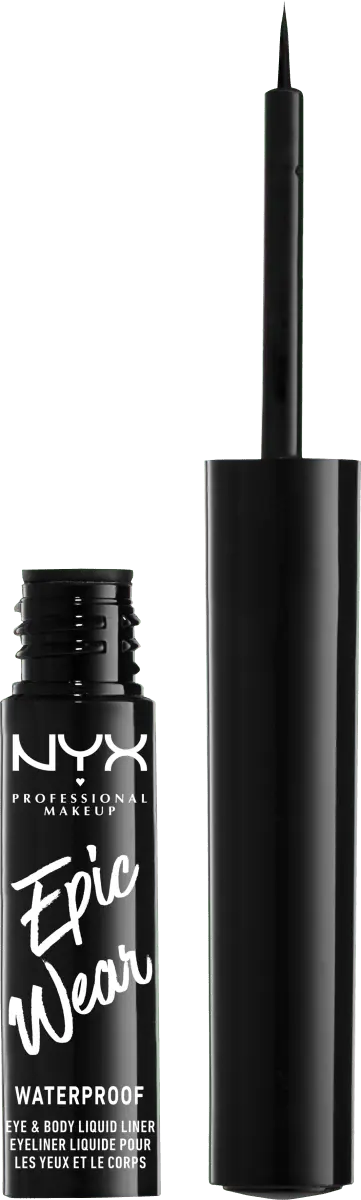 Жидкая подводка для глаз NYX Epic Wear Semi Permanent 01 Black, 3,5 мл
Жидкая подводка для глаз NYX Epic Wear Semi Permanent 01 Black, 3,5 мл