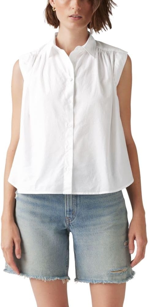 Женская блузка Levi's Gracen, Bright White
Женская блузка Levi's Gracen, Bright White