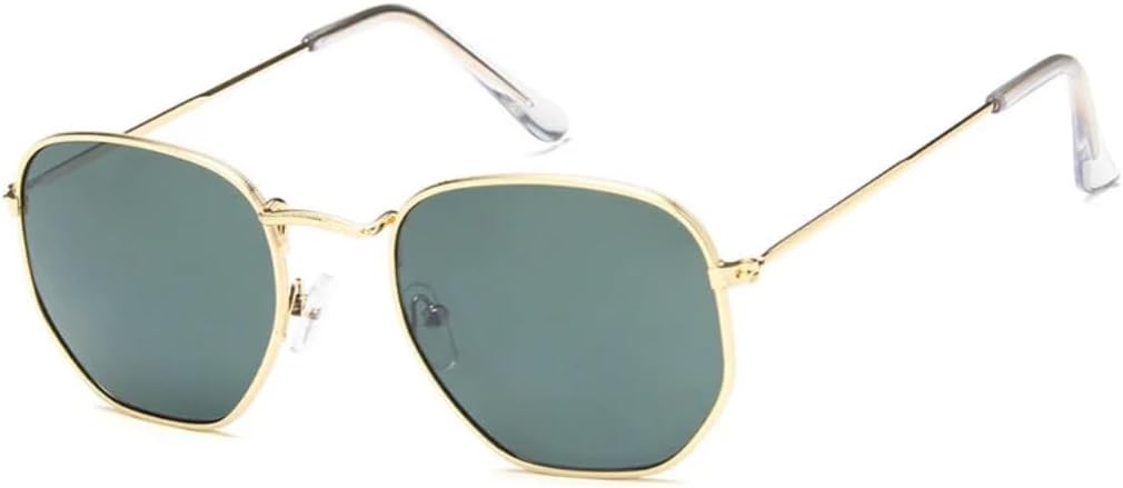 Солнцезащитные очки с защитой от УФ-излучения UV400 | Овальные прозрачные линзы, металлическая оправа в стиле панк | для женщин и мужчин, для занятий спортом на открытом воздухе и вождения DSVIGF, Gold-green
Солнцезащитные очки с защитой от УФ-излучения UV400 | Овальные прозрачные линзы, металлическая оправа в стиле панк | для женщин и мужчин, для занятий спортом на открытом воздухе и вождения DSVIGF, Gold-green