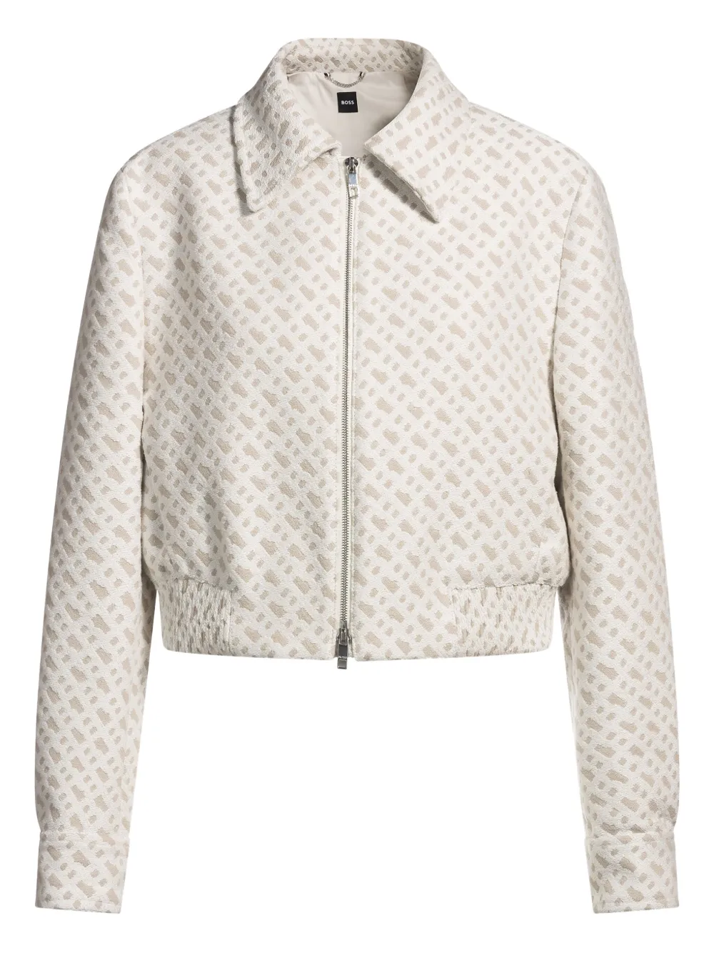 Укороченная куртка на молнии Boss, белый
Укороченная куртка на молнии Boss, белый