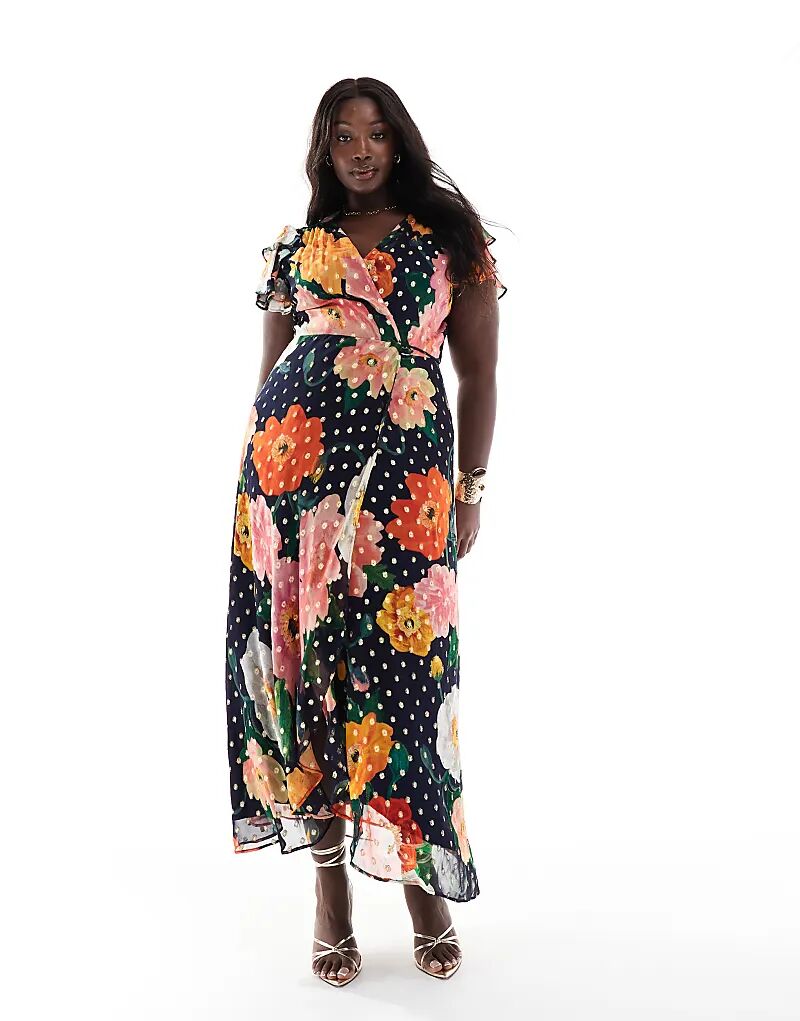 Платье Hope & Ivy Plus мидакси с рукавами-оборками, завязкой на талии, темно-синее с цветочным принтом
Платье Hope & Ivy Plus мидакси с рукавами-оборками, завязкой на талии, темно-синее с цветочным принтом