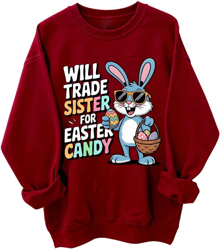 Свитшот Will Trade Sister For Easter Candy woati
Свитшот Will Trade Sister For Easter Candy woati