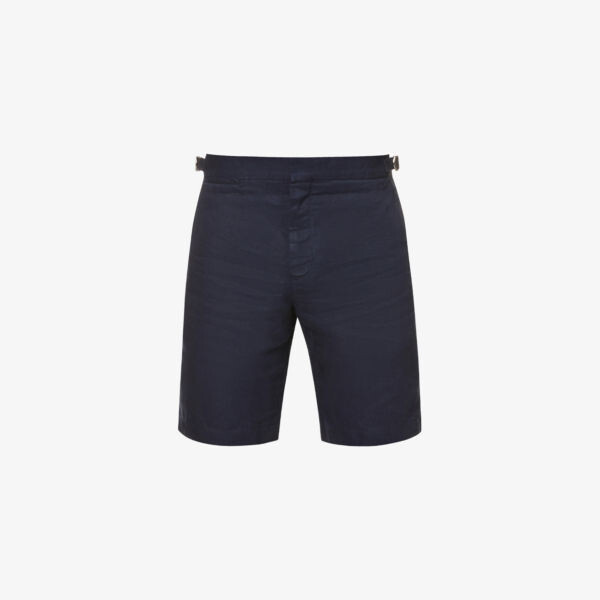 Льняные шорты узкого кроя Norwich Orlebar Brown, темно-синий
Льняные шорты узкого кроя Norwich Orlebar Brown, темно-синий