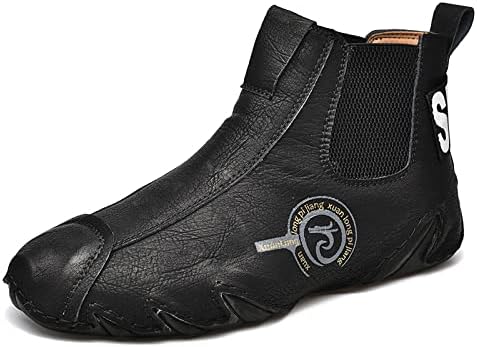 Винтажные высокие кожаные повседневные ботинки, легкие и удобные, мужские ручной работы, челси Lhyxu, черный
Винтажные высокие кожаные повседневные ботинки, легкие и удобные, мужские ручной работы, челси Lhyxu, черный