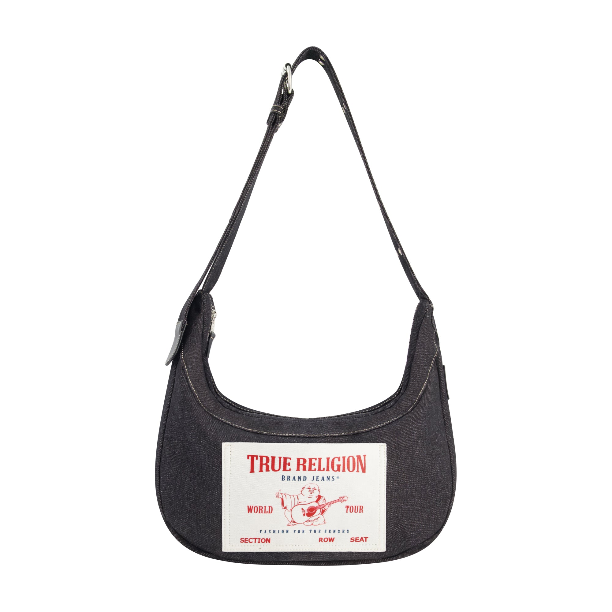 Джинсовая сумка-хобо с карманом Будды True Religion, черный
Джинсовая сумка-хобо с карманом Будды True Religion, черный