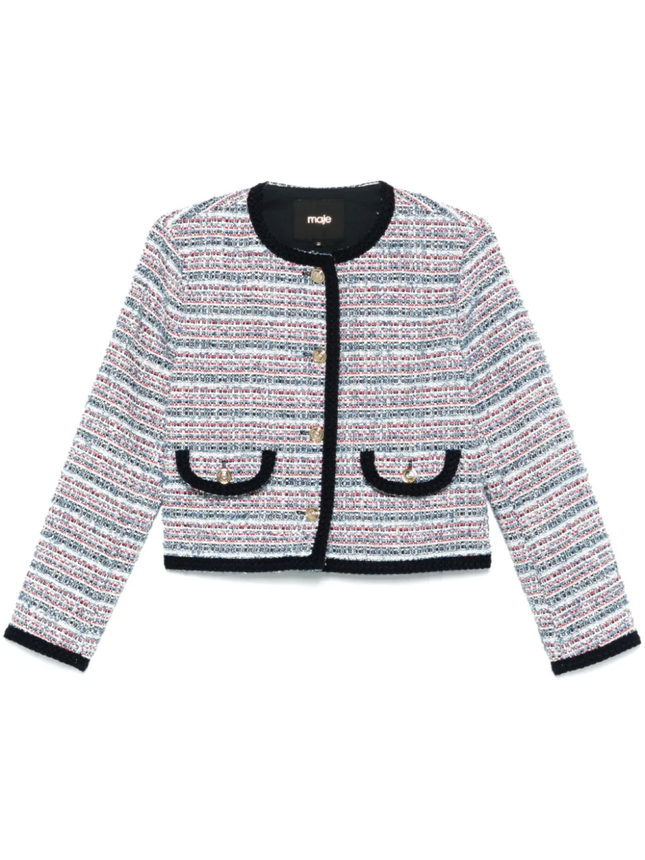 Maje твидовая куртка, синий
Maje твидовая куртка, синий