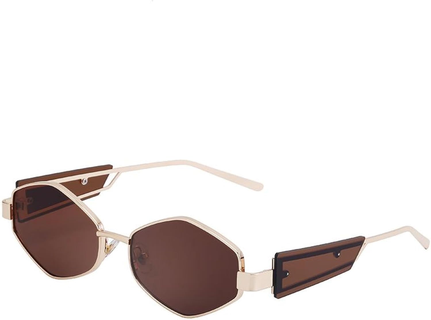 Солнцезащитные очки в стиле панк с шестиугольной оправой, роскошные ретро-очки для мужчин и женщин, винтажные очки с защитой от УФ-излучения UV400 TYUVIVO, C2goldbrown
Солнцезащитные очки в стиле панк с шестиугольной оправой, роскошные ретро-очки для мужчин и женщин, винтажные очки с защитой от УФ-излучения UV400 TYUVIVO, C2goldbrown