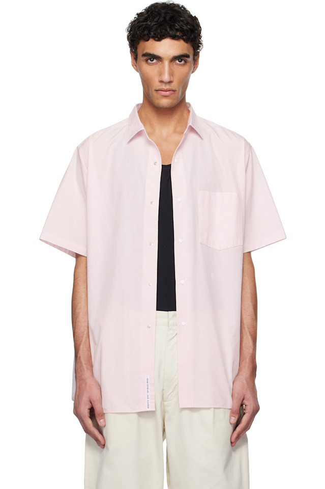 Рубашка с коротким рукавом и классическим воротником Nanamica, розовый
Рубашка с коротким рукавом и классическим воротником Nanamica, розовый