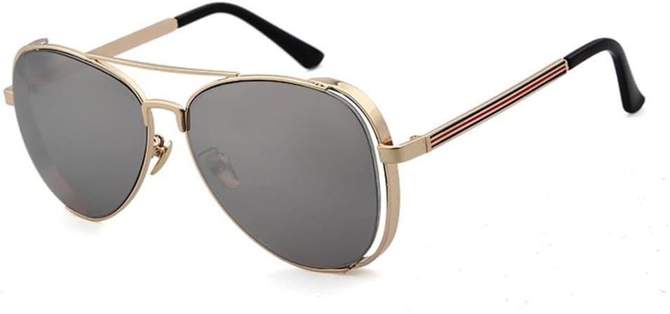 Большие солнцезащитные очки в стиле панк с металлическими дужками, зеркальными линзами и градиентным переходом цвета, для девушек, для активного отдыха на природе HDUBFY, Silver
Большие солнцезащитные очки в стиле панк с металлическими дужками, зеркальными линзами и градиентным переходом цвета, для девушек, для активного отдыха на природе HDUBFY, Silver