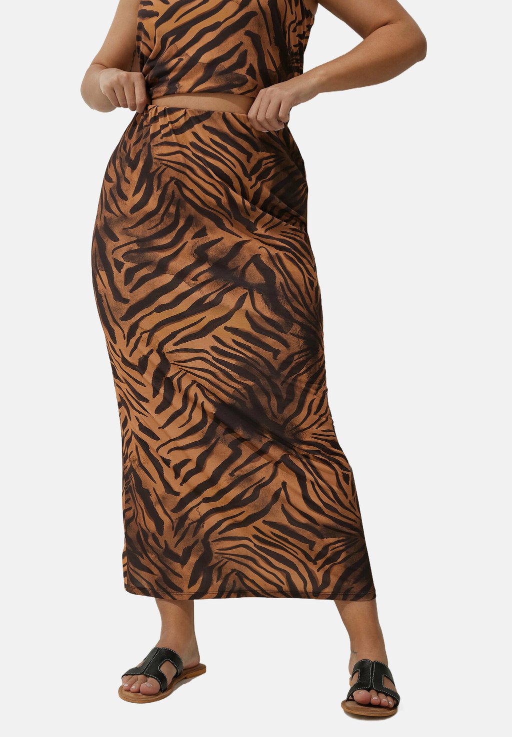 Юбка макси ZEBRA Yours Clothing, коричневый
Юбка макси ZEBRA Yours Clothing, коричневый