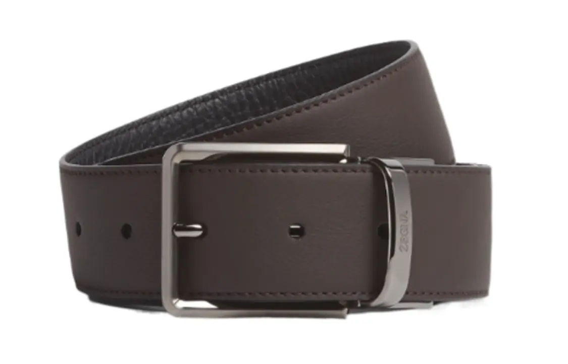 Zegna Ремень с реверсивной пряжкой и гравировкой логотипа Ermenegildo Zegna
Zegna Ремень с реверсивной пряжкой и гравировкой логотипа Ermenegildo Zegna