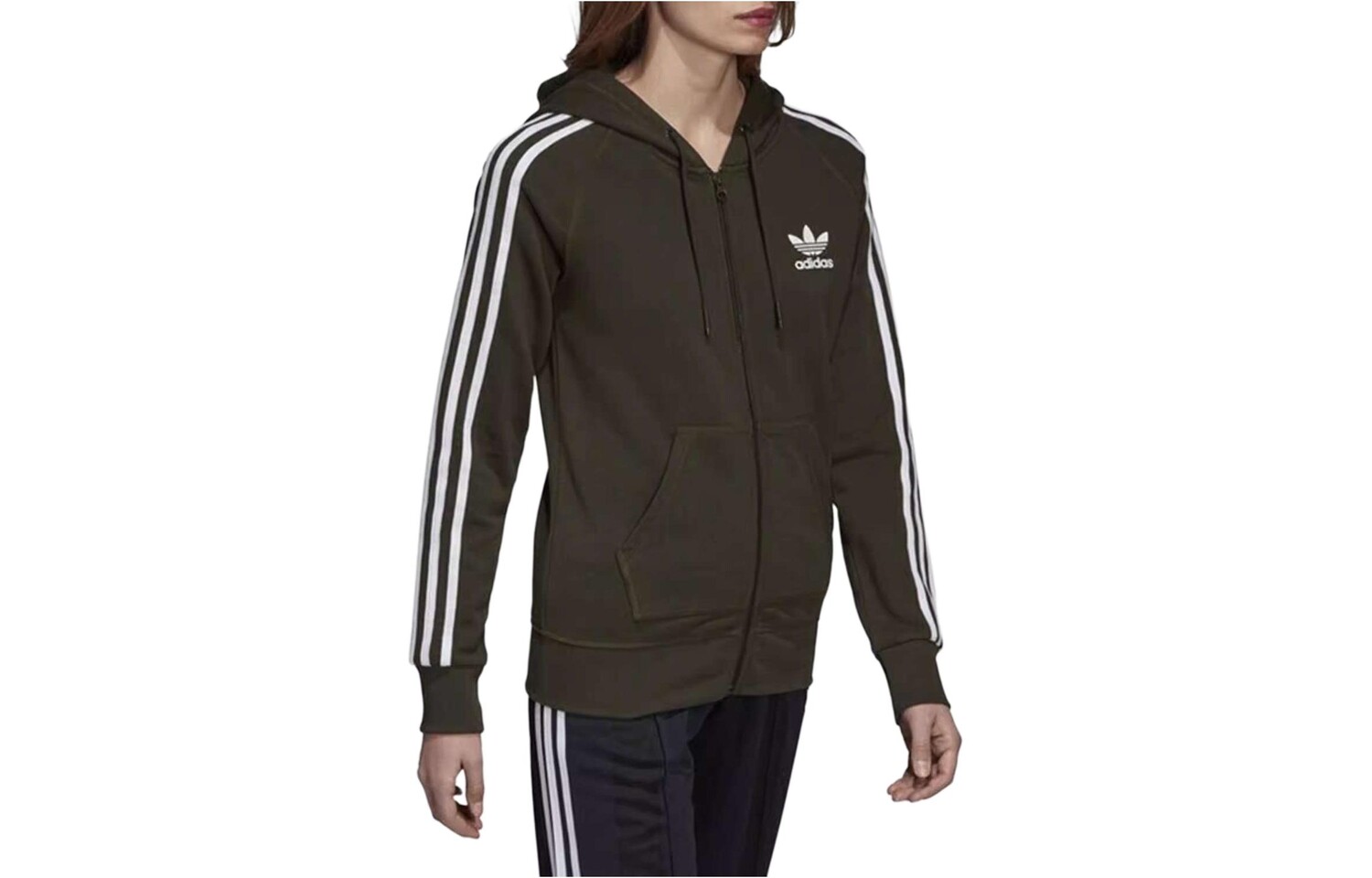 Куртка женская армейского зеленого цвета Adidas Originals
Куртка женская армейского зеленого цвета Adidas Originals