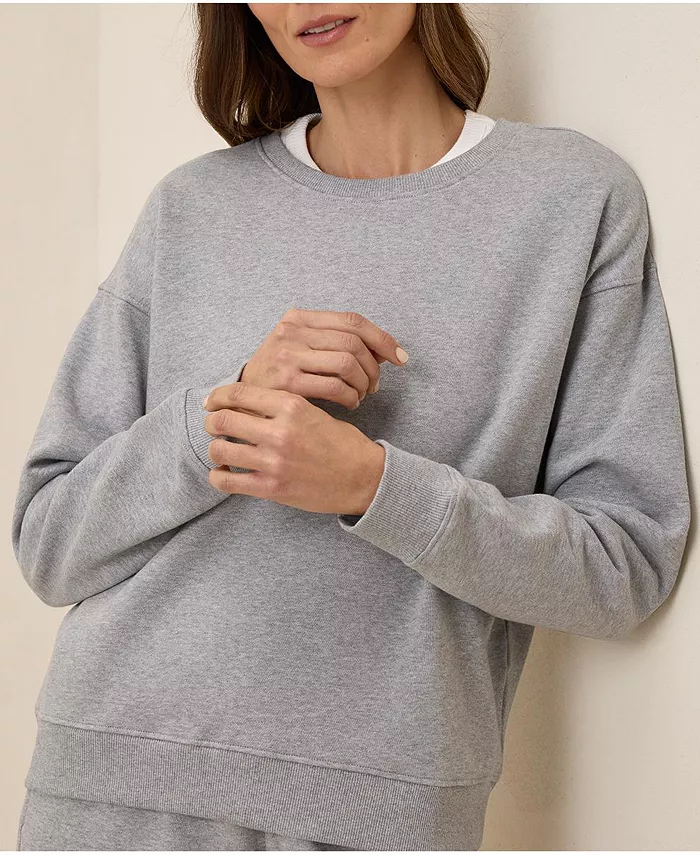 Женская флисовая толстовка Cloud из органического хлопка с начесом Pact, серый
Женская флисовая толстовка Cloud из органического хлопка с начесом Pact, серый