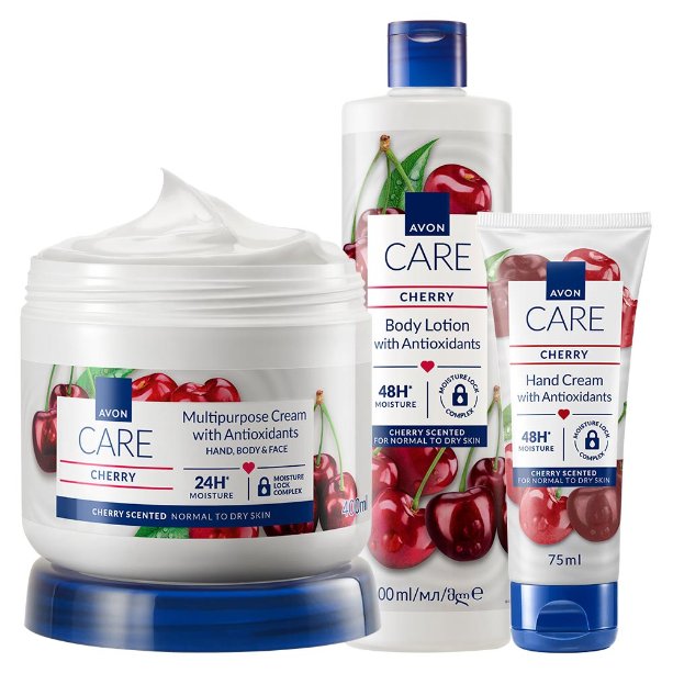 Набор из 3 косметических средств Avon Cherry 3in1 с витаминами и антиоксидантами Cherry
Набор из 3 косметических средств Avon Cherry 3in1 с витаминами и антиоксидантами Cherry