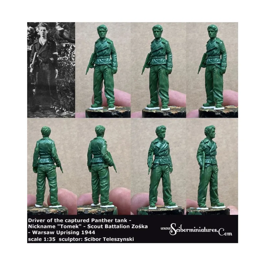 Польский танкист «Пантера» - 1944 г., Historical Miniatures - Polish (1:35) (Scibor Monstrous Miniatures)
Польский танкист «Пантера» - 1944 г., Historical Miniatures - Polish (1:35) (Scibor Monstrous Miniatures)