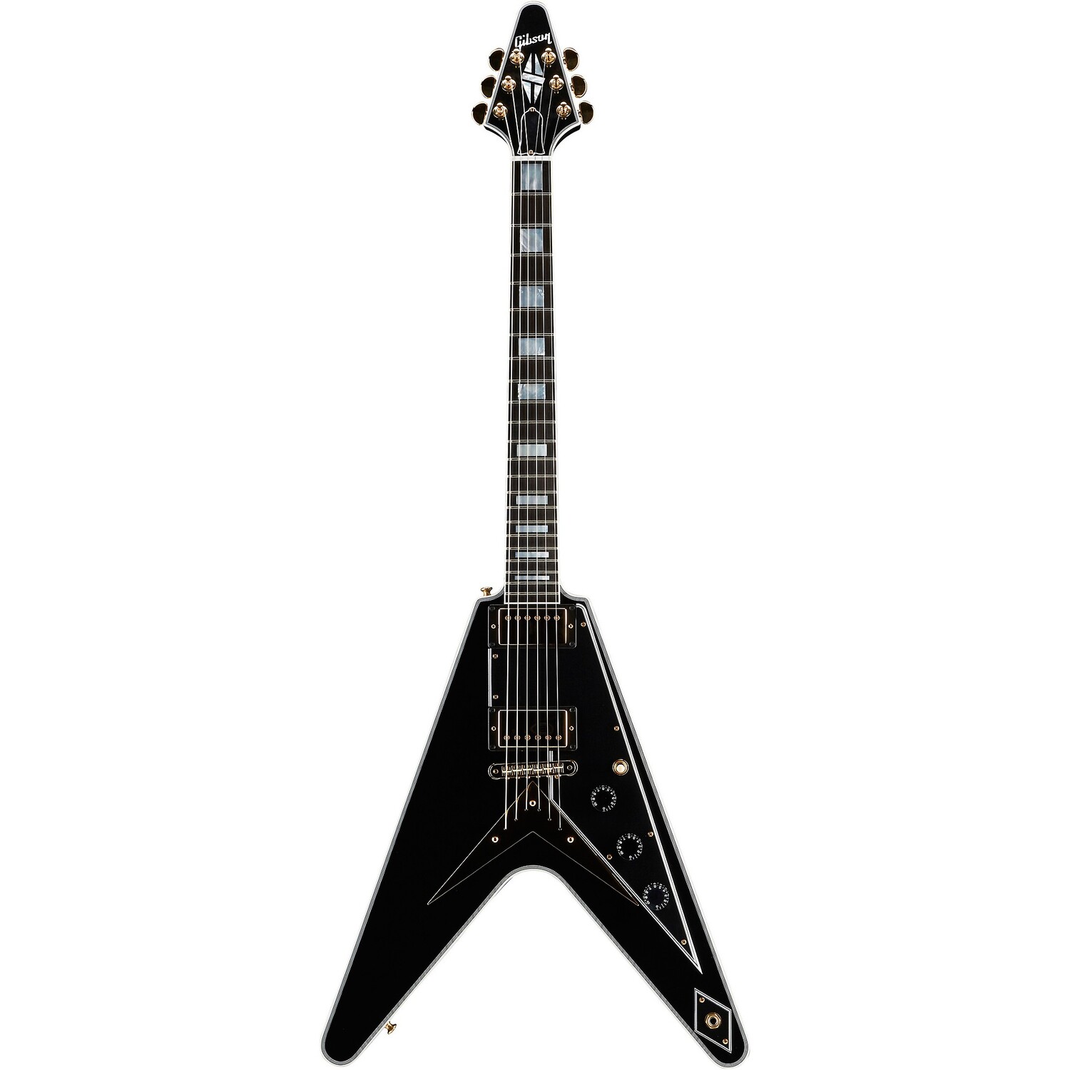 Электрогитара Gibson Custom Flying V Custom, черное дерево
Электрогитара Gibson Custom Flying V Custom, черное дерево