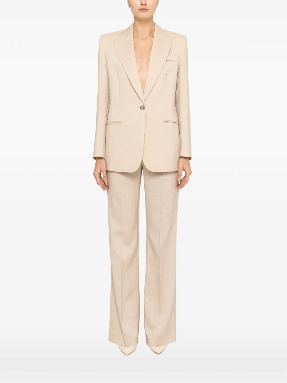 Блейзер, украшенный стразами Nissa, нейтральный
Блейзер, украшенный стразами Nissa, нейтральный