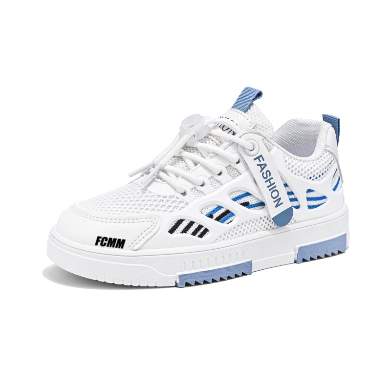 Прочные дышащие низкие повседневные кроссовки для детей FCMM, белый/синий
Прочные дышащие низкие повседневные кроссовки для детей FCMM, белый/синий