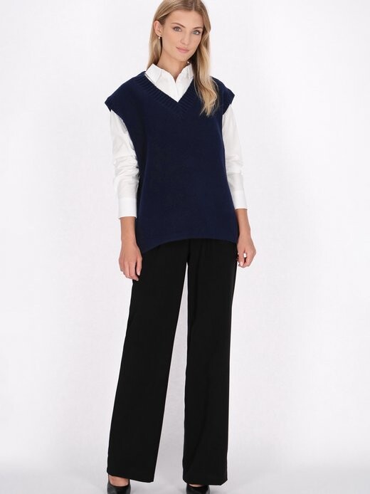 Свитер-Жилет Dreimaster, синий
Свитер-Жилет Dreimaster, синий