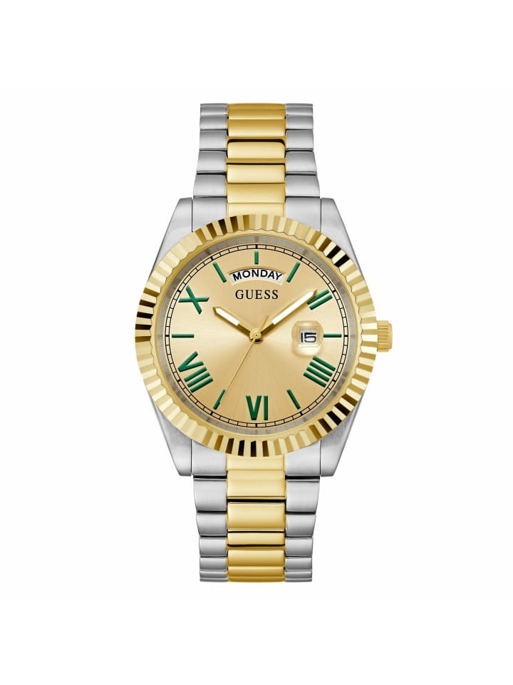 Guess Мужские аналоговые часы в золотом исполнении
Guess Мужские аналоговые часы в золотом исполнении